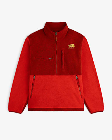 TNF X Aim Leon Dore 95 Denali HalfZip Fleece Pullover TNF TNF Red Main