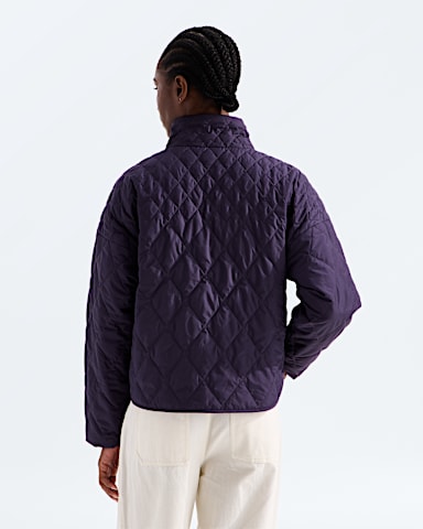 Womens Diamond Peak Insulated Jacket TNF Endless Dusk BACK