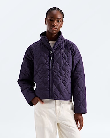 Womens Diamond Peak Insulated Jacket TNF Endless Dusk Main