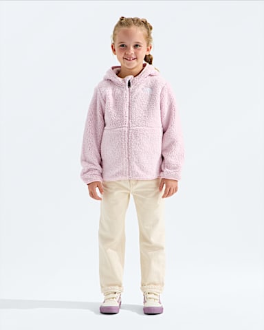 Kids Campshire FullZip Hoodie TNF Pale Blossom HERO2