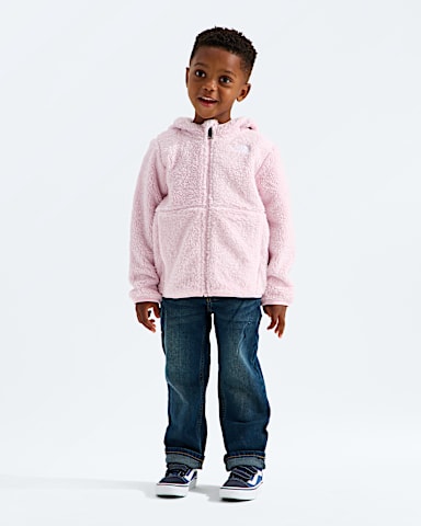 Kids Campshire FullZip Hoodie TNF Pale Blossom HERO3