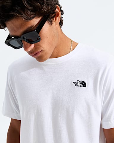 Mens Evolution Simple Dome Regular ShortSleeve Tee TNF TNF White HERO2