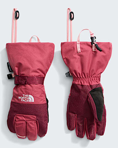 Kids Montana Glove TNF Burgundy CrushFermented Clay HERO