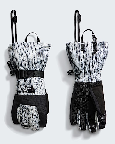 Kids Montana Glove TNF TNF White Weathered Print HERO