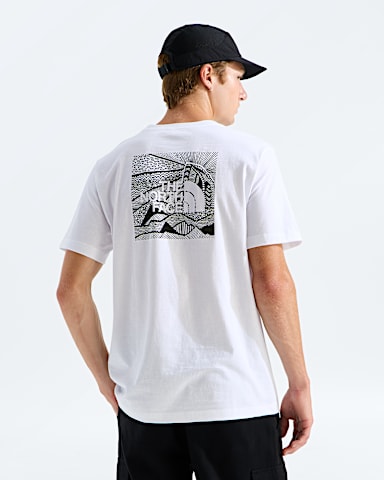 Mens Box NSE Celebration Regular ShortSleeve Tee TNF TNF White Main
