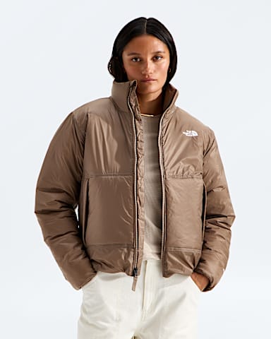 Womens Pertex Explore Jacket TNF Garnet Main