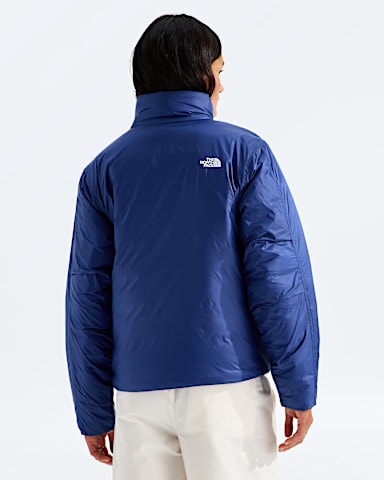 Womens Pertex Explore Jacket TNF Bold Blue BACK