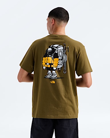 Unisex Gear Up Get Out Relaxed ShortSleeve TeeGraphic TNF Caraway SeedTNF White HERO2