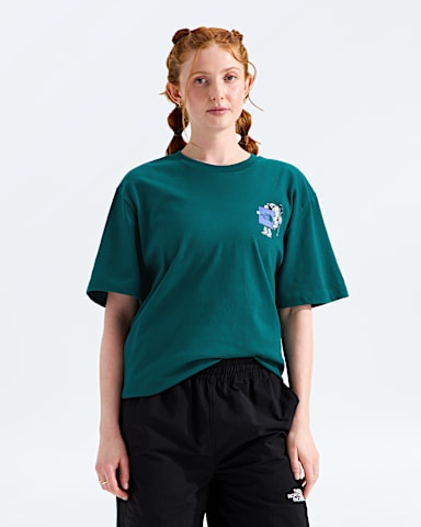 Unisex Gear Up Get Out Relaxed ShortSleeve TeeGraphic TNF Pacific TealTNF White HERO3