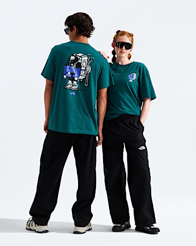 Unisex Gear Up Get Out Relaxed ShortSleeve TeeGraphic TNF Pacific TealTNF White Main