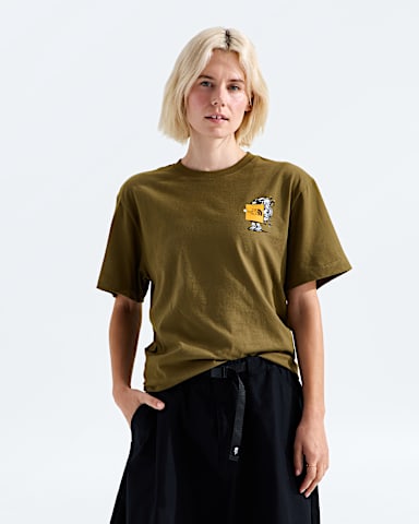 Unisex Gear Up Get Out Relaxed ShortSleeve TeeGraphic TNF Caraway SeedTNF White HERO3