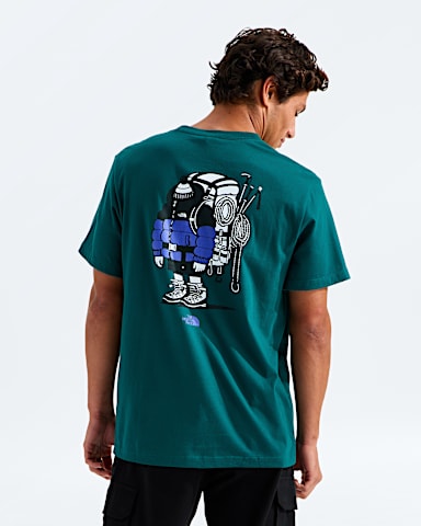 Unisex Gear Up Get Out Relaxed ShortSleeve TeeGraphic TNF Pacific TealTNF White HERO2
