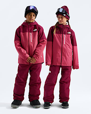 Boys Girls Freedom Triclimate 3N1 TNF Burgundy CrushFermented Clay HERO