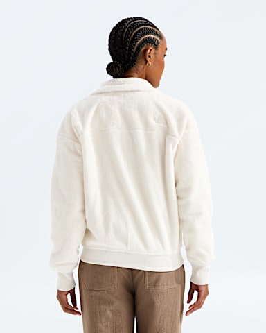 Womens Osito Lux Jacket TNF White Dune BACK