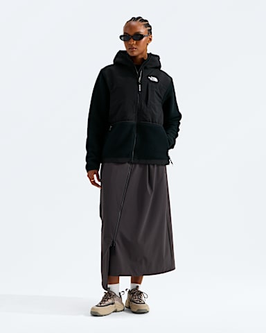 Womens Retro Denali Hoodie TNF TNF Black HERO2
