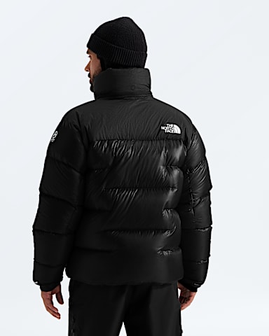 Mens Summit Nuptse Jacket TNF TNF Black BACK