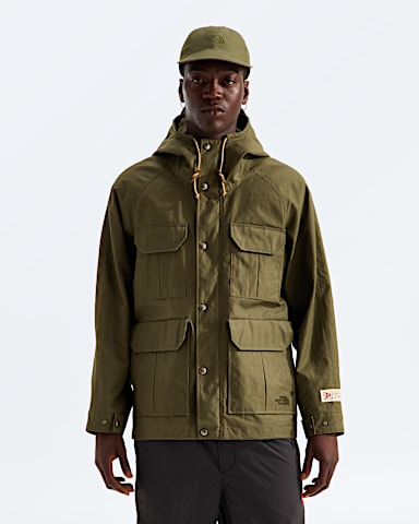 TNF Red Box British Millerain 76 Mountain Parka TNF BM Olive Main