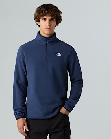 Mens Glacier Fleece Zip Jacket TNF Summit Navy Main