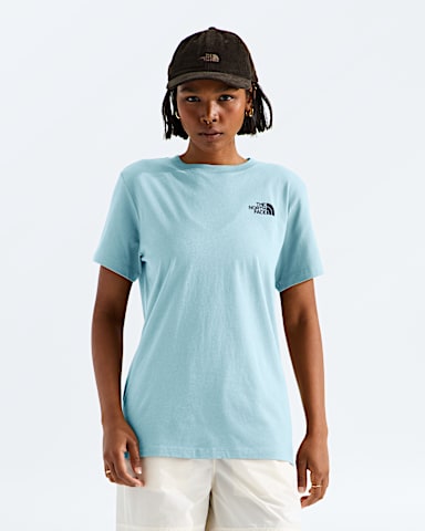 Womens Sibli Regular ShortSleeve Tee 1 TNF Glacier BACK