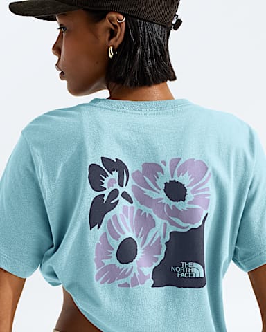 Womens Sibli Regular ShortSleeve Tee 1 TNF Glacier HERO2