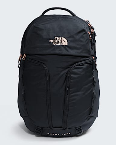 Womens Surge Luxe TNF TNF BlackBurnt Coral HERO