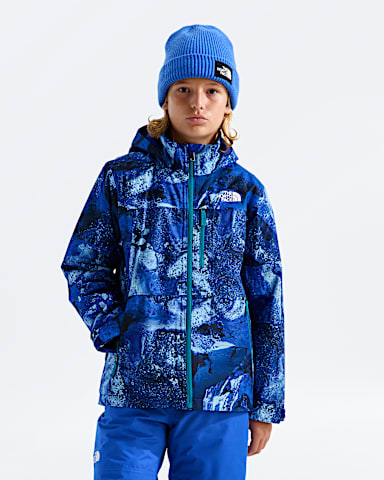 Boys Freedom Insulated JacketPrint TNF Society Pink TNF Black Main