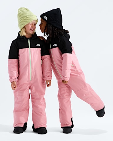 Kids Freedom Insulated Snowsuit TNF Primrose Main