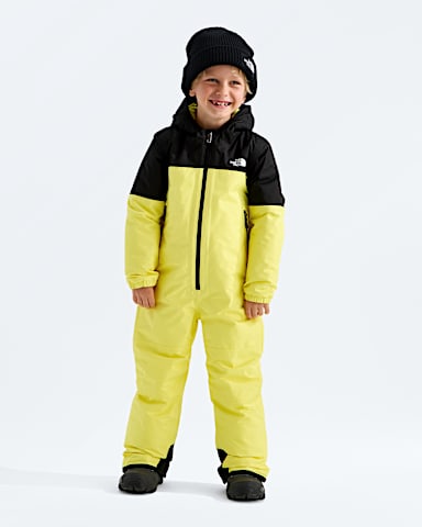 Habit de neige isol Freedom pour enfants TNF Sun Yellow HERO2