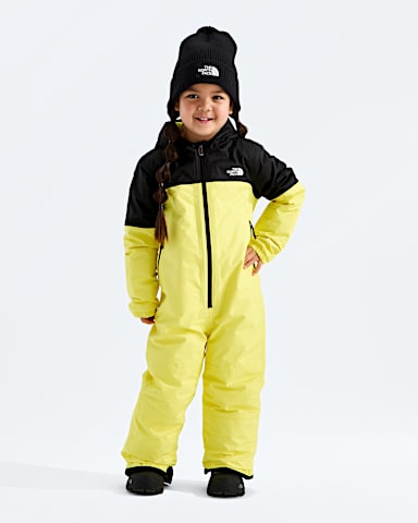 Habit de neige isol Freedom pour enfants TNF Sun Yellow HERO3
