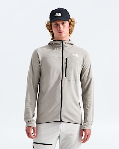 Mens Summit FUTUREFLEECE Full Zip Hoodie TNF Stone Slab HERO