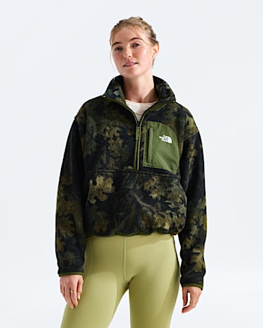 Womens Yumiori Off Peak Zip JacketPrint TNF Woodland Green Yosemite Oak Print Main