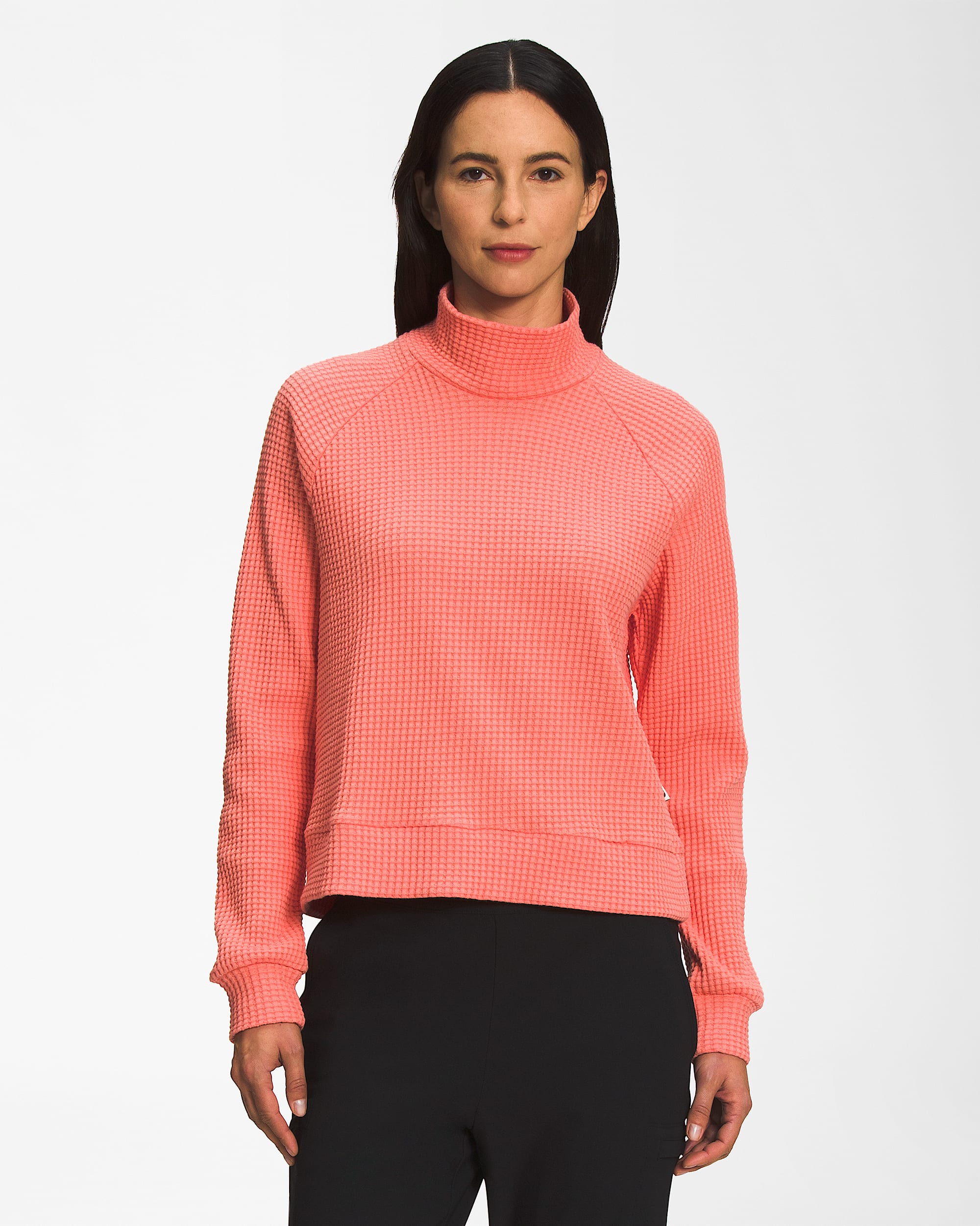 Womens LongSleeve Mock Neck Chabot TNF Main - 1