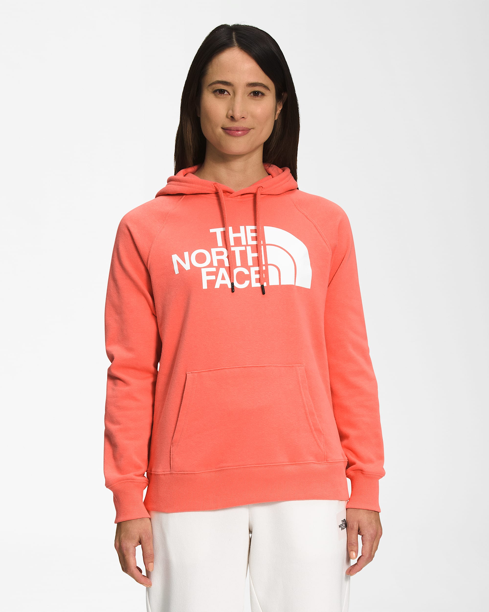 Womens Half Dome Pullover Hoodie TNF Main - 1
