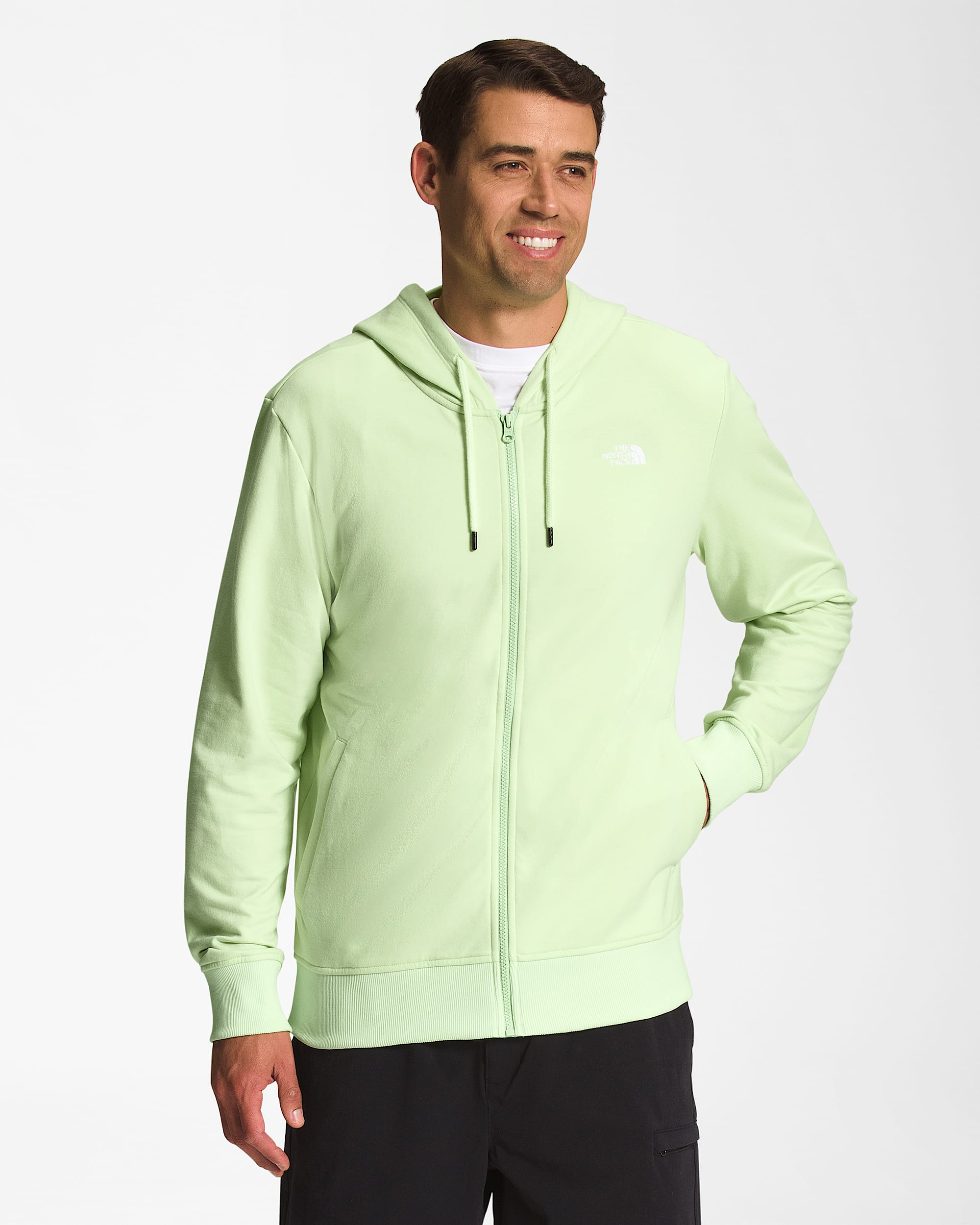 Men's Simple Logo Fleece Full-Zip Hoodie | The North Face