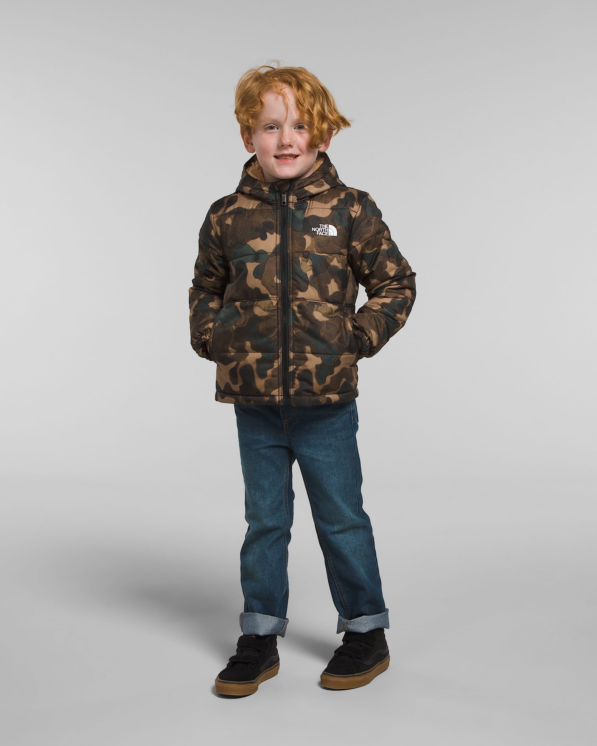 Kids' Reversible Mt Chimbo Full-Zip Hooded Jacket | The North Face