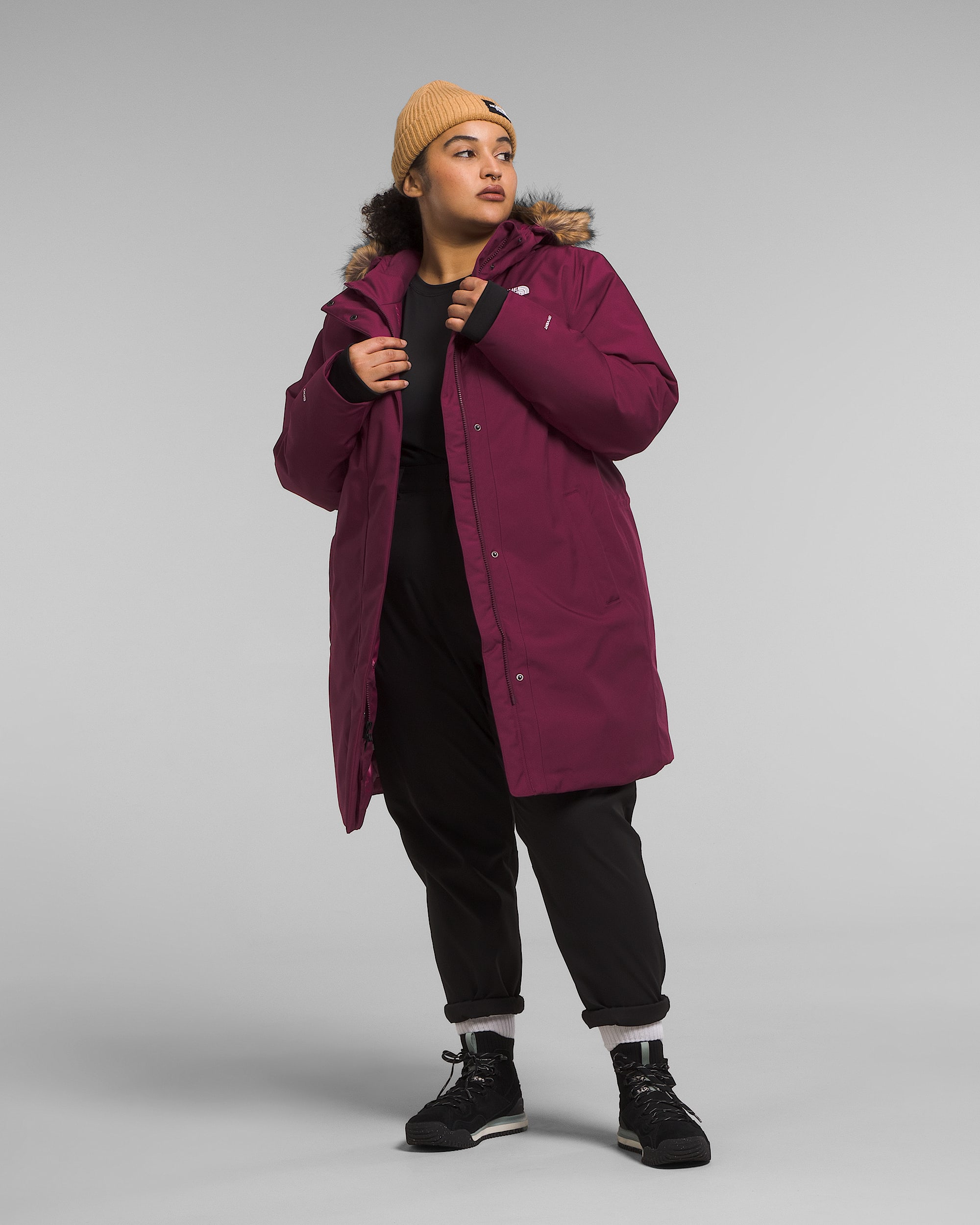 Womens Plus Arctic Parka TNF Main - 1