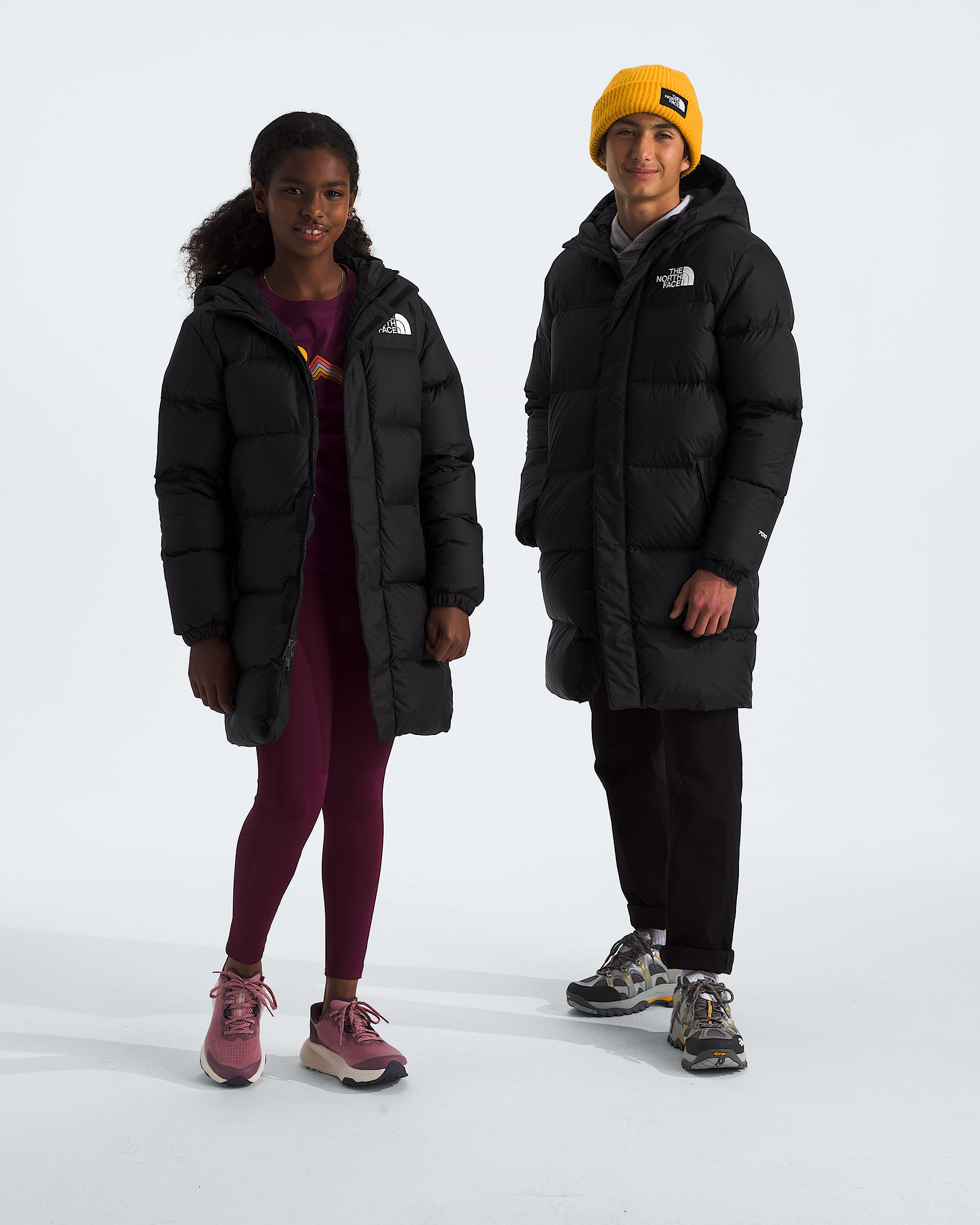Boys' & Girls' Nuptse Long Parka | The North Face