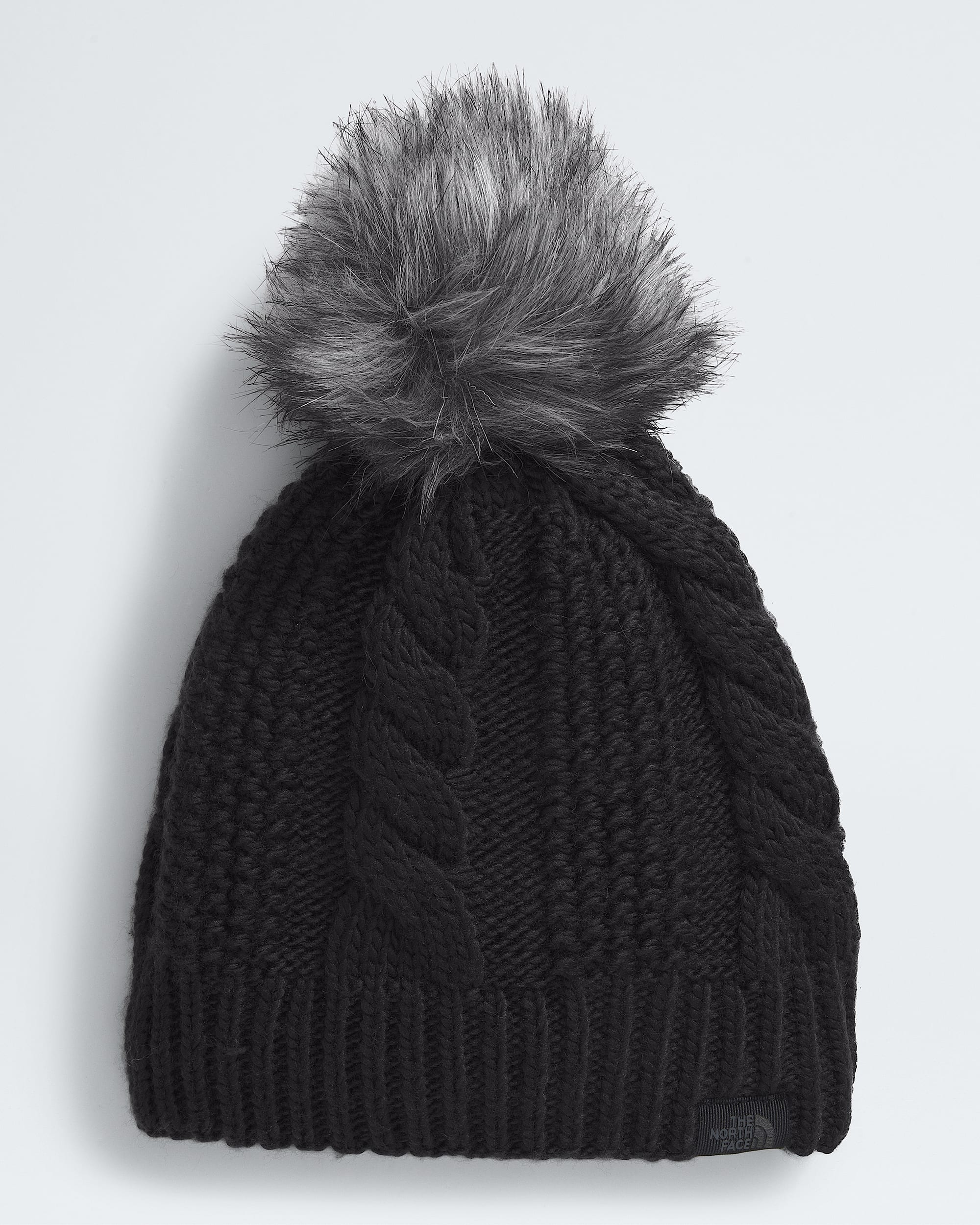 Womens Oh Mega Fur Pom Lined Beanie TNF HERO - 1