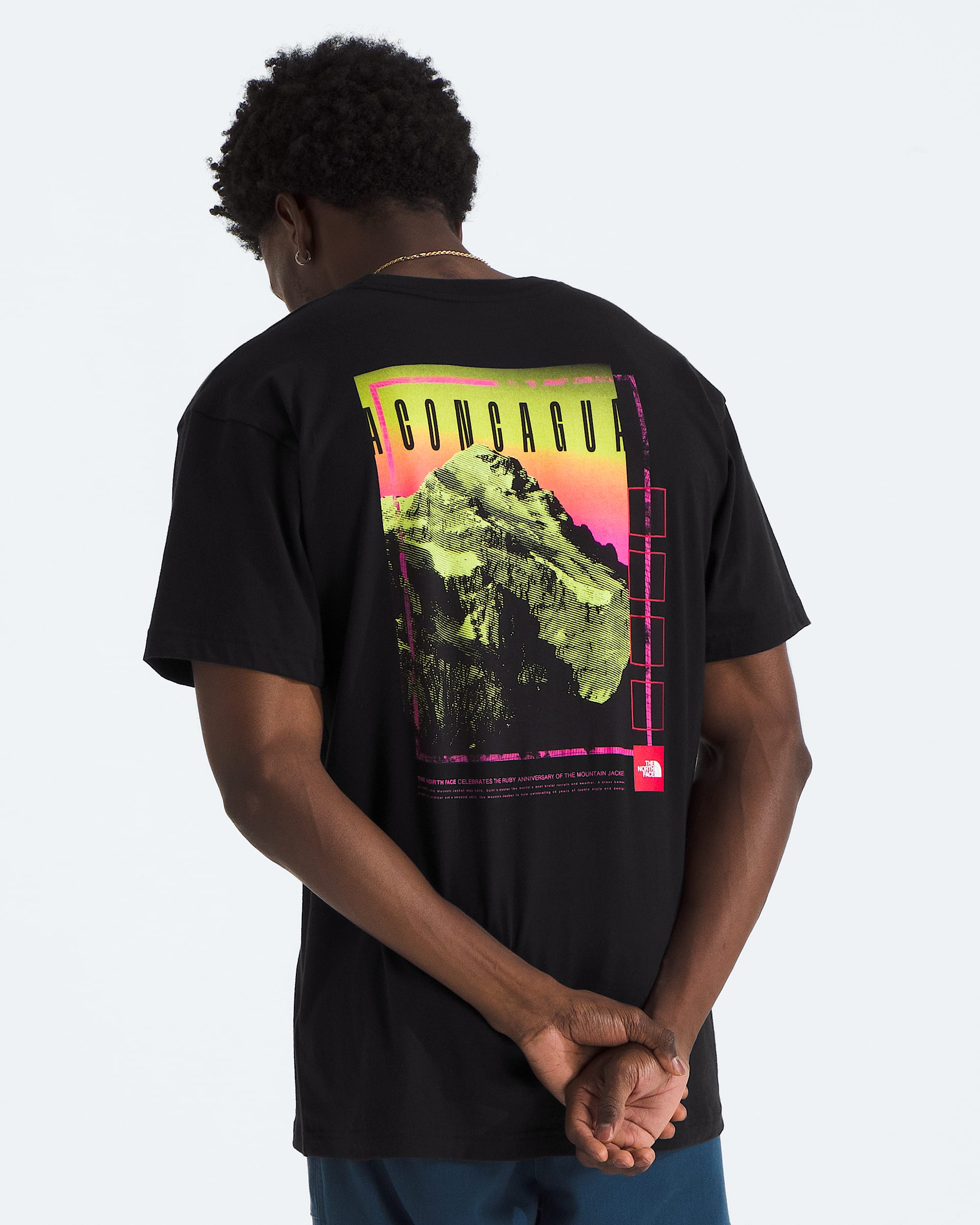 THE NORTH FACE Aconcagua  大きいsizeXXL ワイン Men's Short-Sleeve TNF Red Box Aconcagua Heavyweight Tee | The