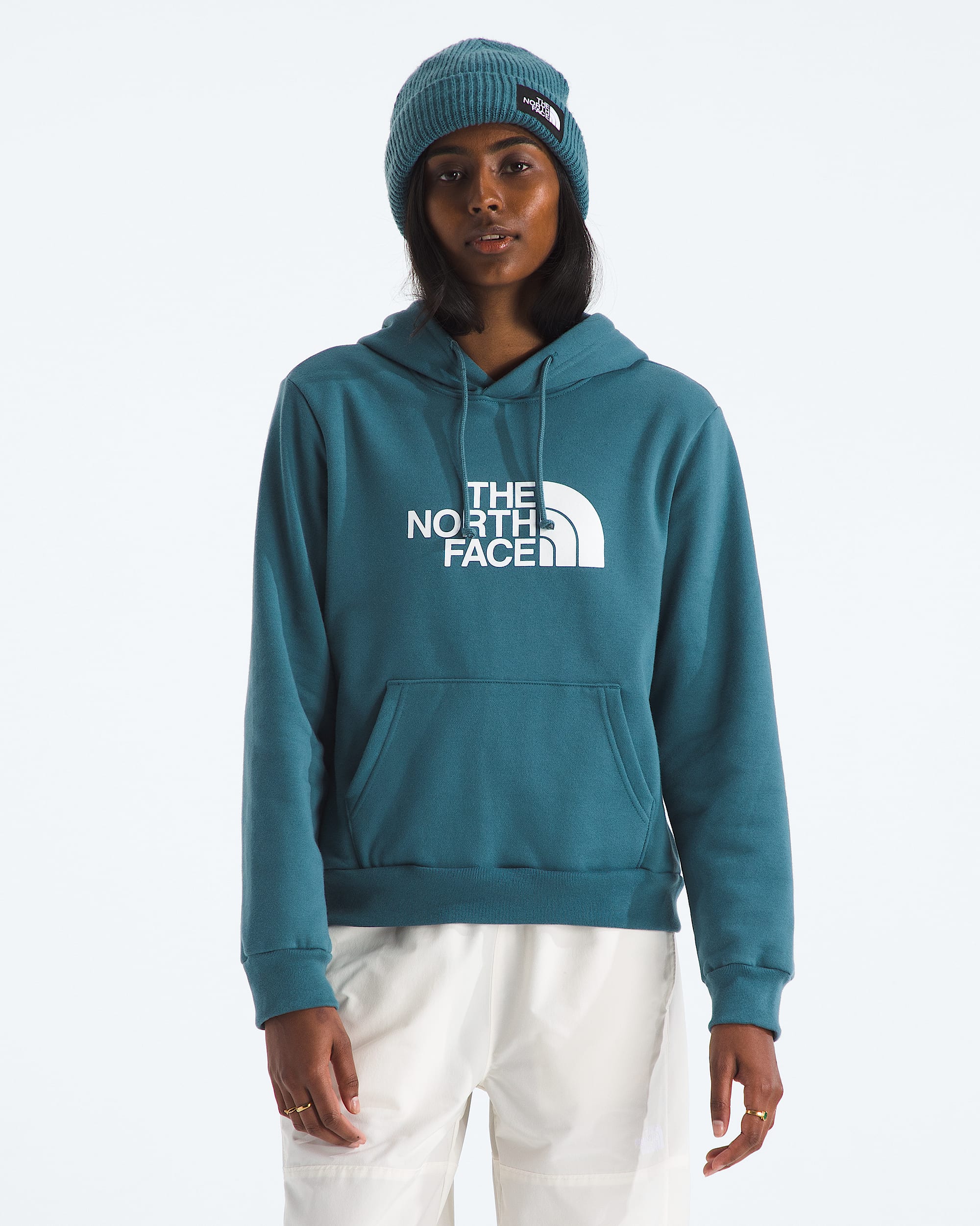 Womens Evolution Half Dome Regular Hoodie TNF Main - 1