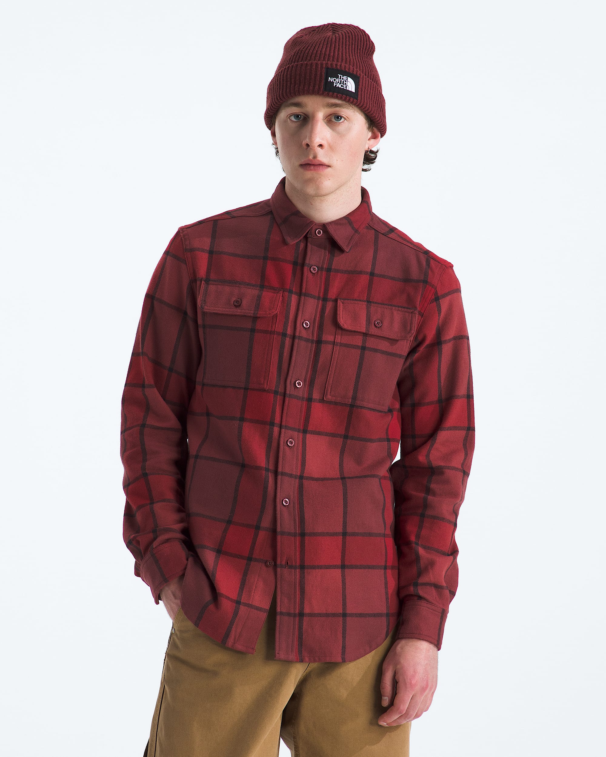Mens Arroyo Flannel ShirtPlaid TNF Main - 1