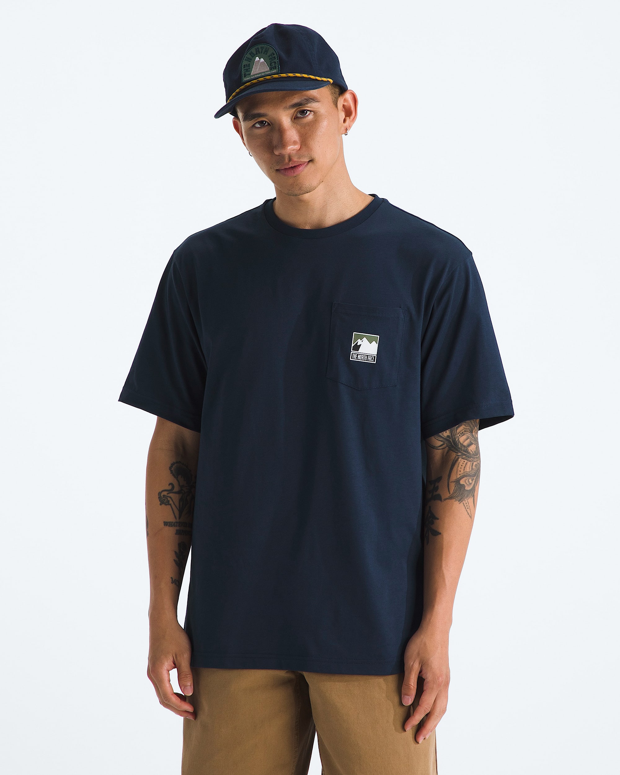 Men's Mountain Logo Relaxed Pocket Tee | The North Face