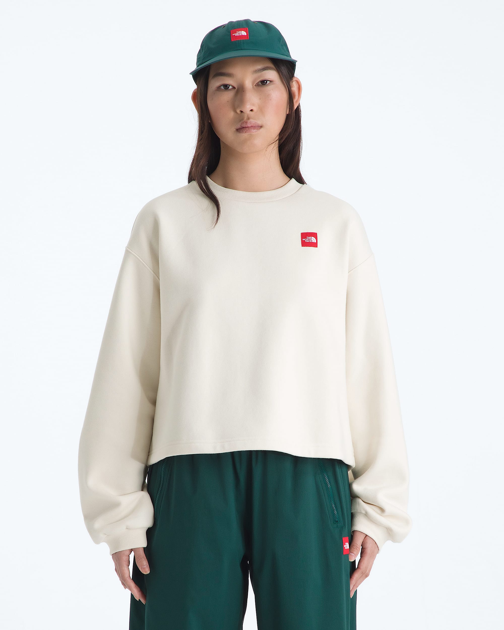 Womens TNF Red Box Crew TNF HERO - 1