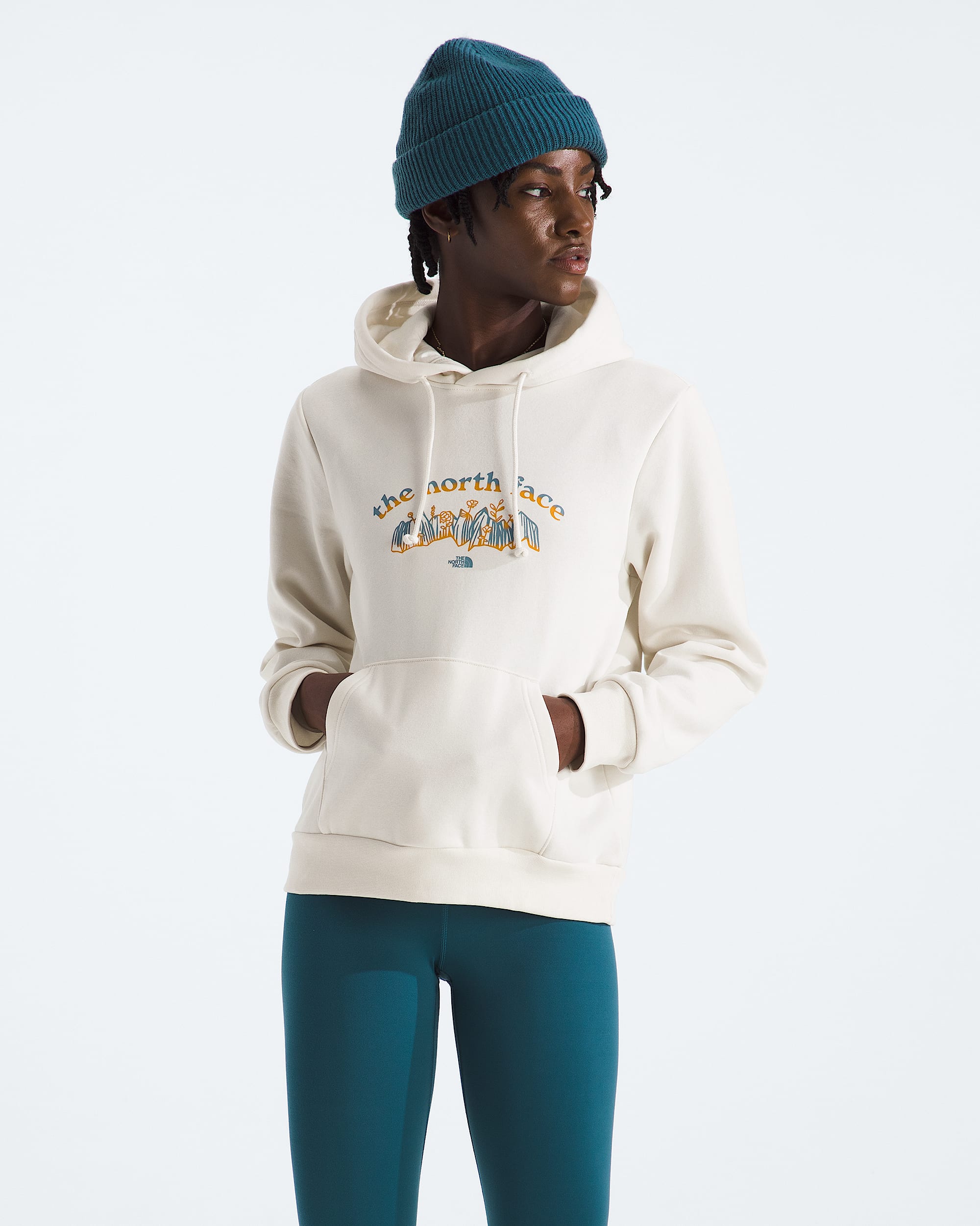 Womens Evolution RetroGrowth HoodieGraphic TNF Main - 1