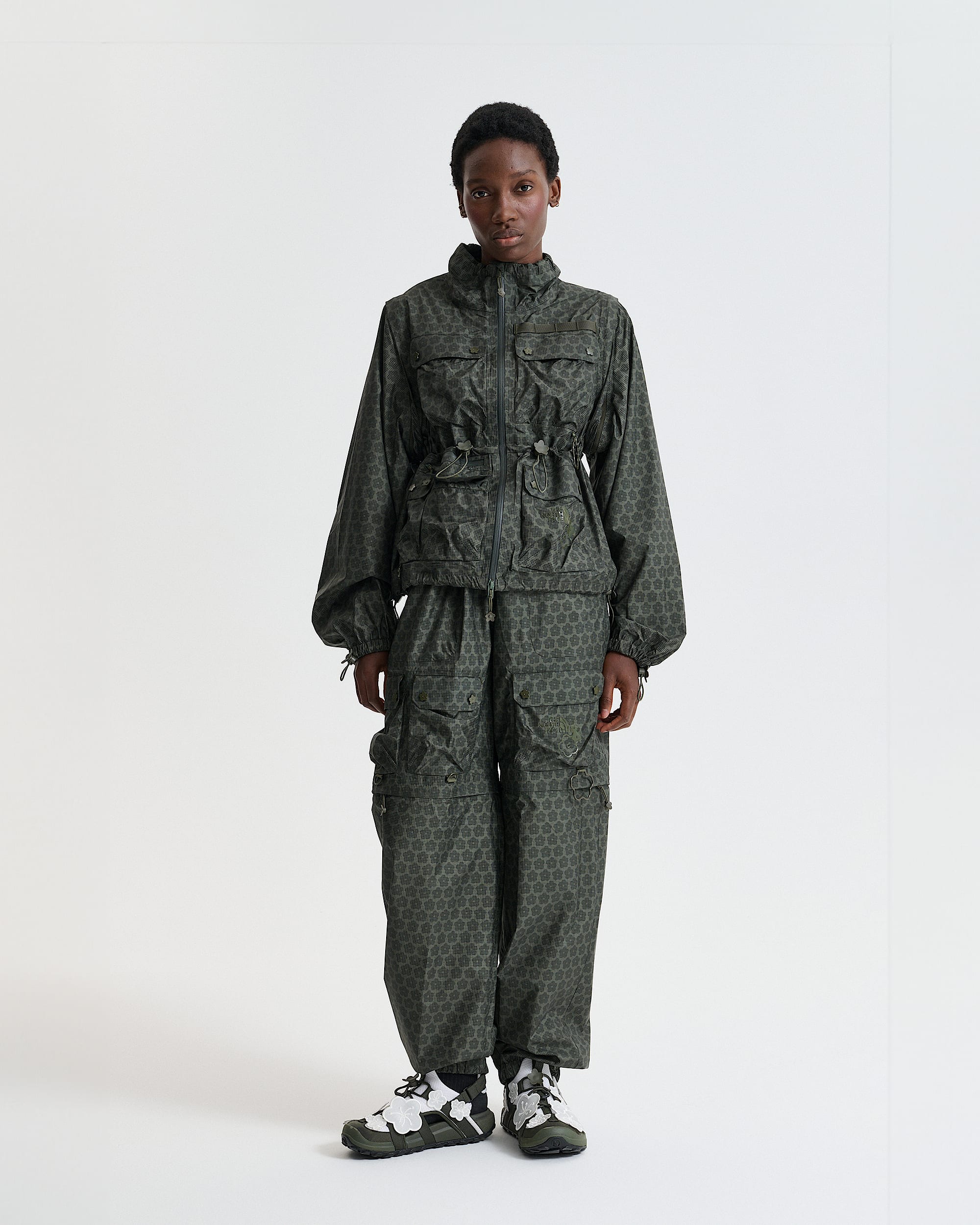 TNF x Cecilie Bahnsen Carla Convertible Pants TNF Main - 1