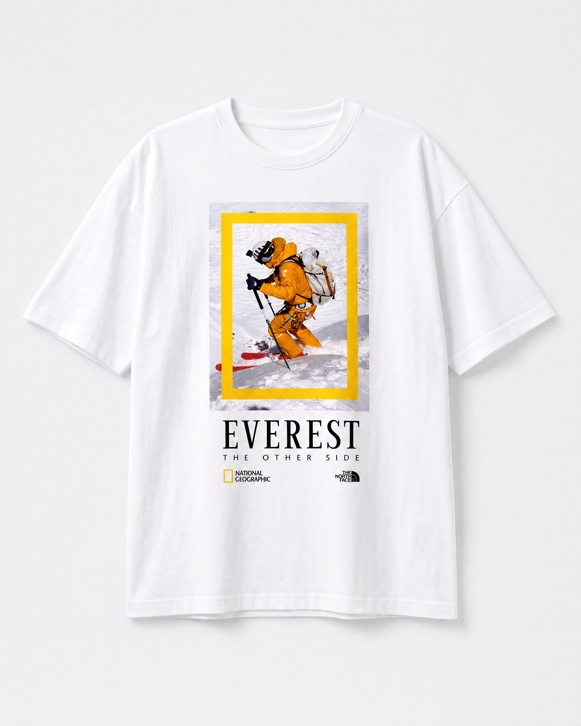 Unisex TNF Essentials AMK ShortSleeve TeeNat Geo Front Graphic TNF HERO - 1