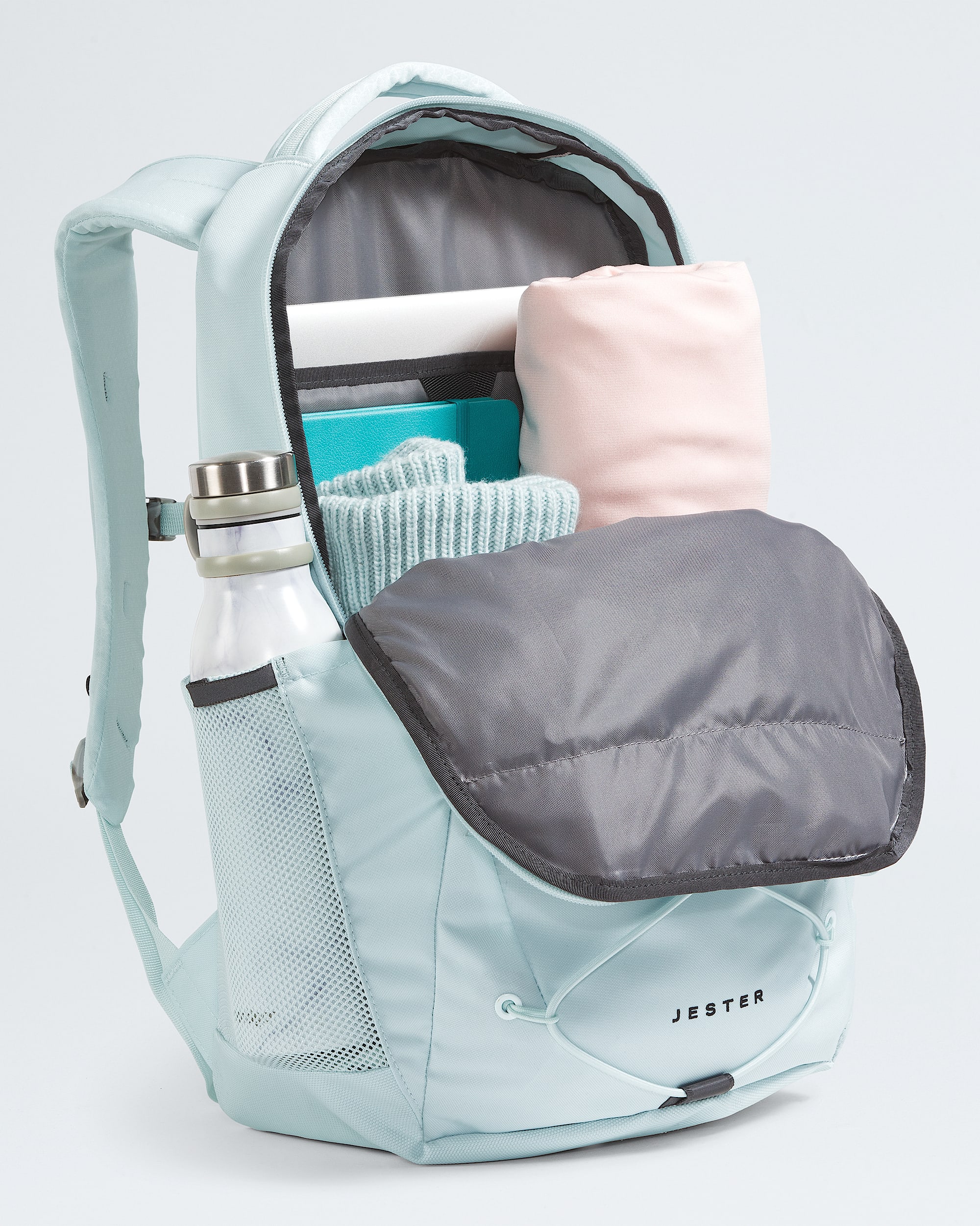 jester water repellent backpack the north face Space/TNF Black Summit Navy The North Face Kids Court
