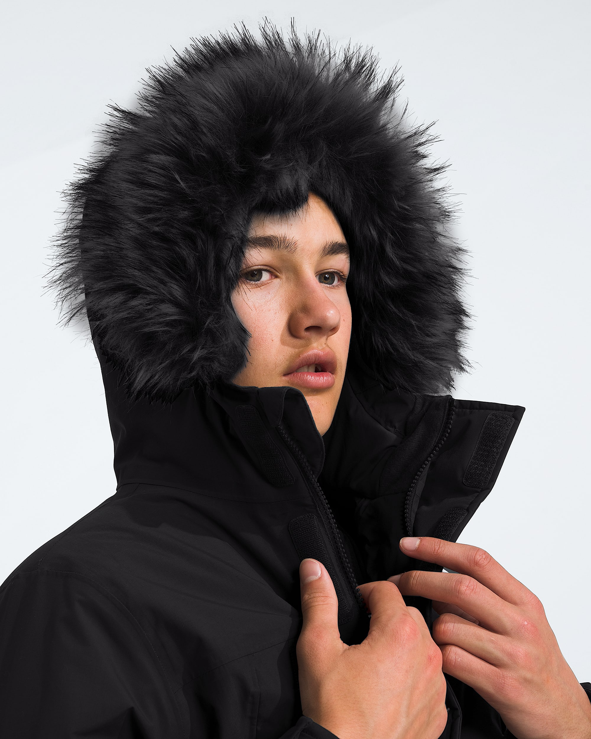 Parka McMurdo pour garons TNF MODELHOOD2