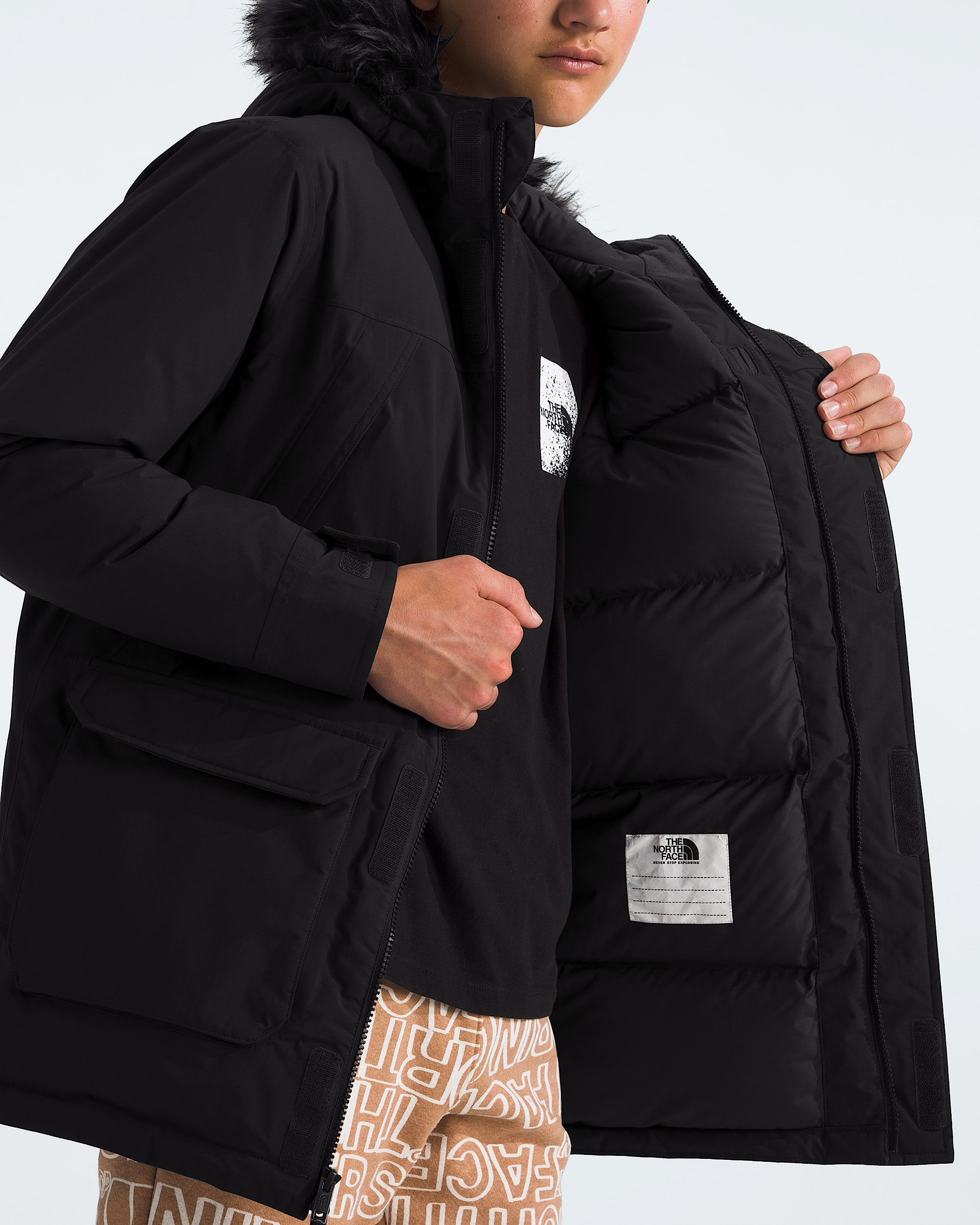 Parka McMurdo pour garons TNF MODELINT