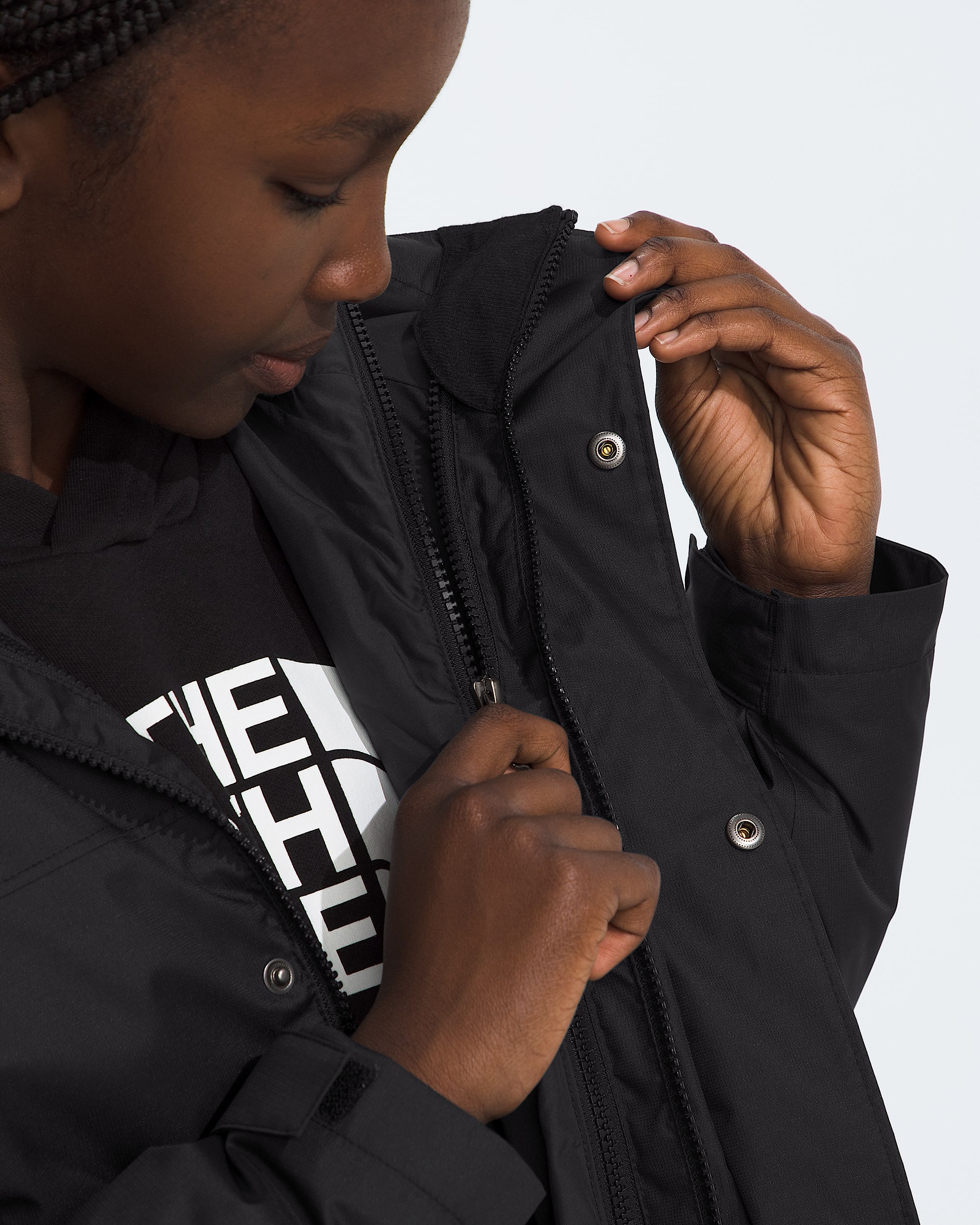 Boys  Girls North Down Triclimate TNF MODELCLOSE3